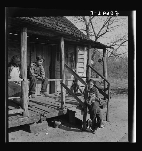 Untitled photo, possibly related to: Indian children (mixed breed) near Maxton, North Carolina