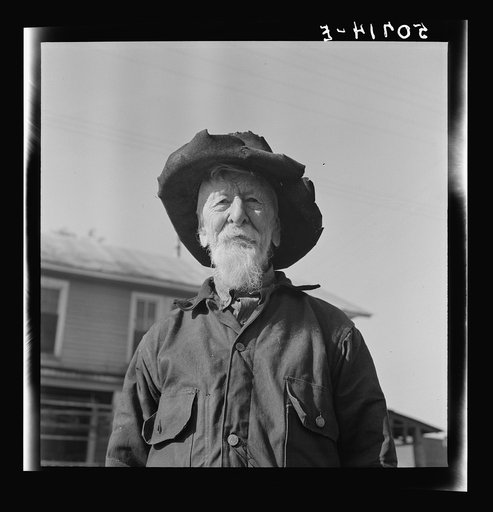 Untitled photo, possibly related to: Old man near Wadesboro, North Carolina