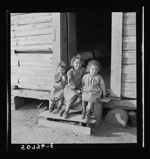 Untitled photo, possibly related to: Indian (mixed blood) family near Pembroke Farms, North Carolina