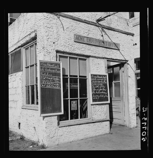 Untitled photo, possibly related to: Employment agency, Miami, Florida