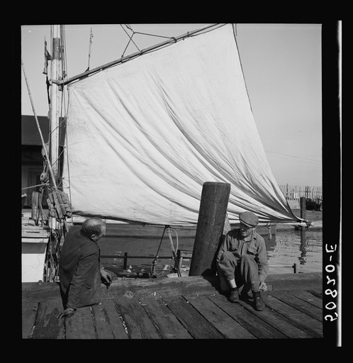 Christmas Day at the docks, Charleston, South Carolina. These are fisherman