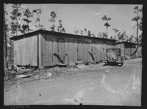 Negro transient agricultural laborers quarters. Homestead, Florida
