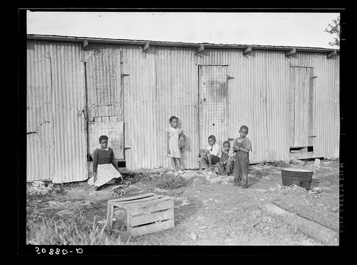 Negro transient agricultural laborers quarters. Homestead, Florida