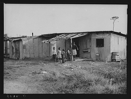 Negro transient agricultural laborers quarters. Homestead, Florida