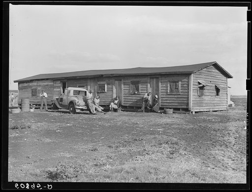 Migrant Negro agricultural workers quarters in Lake Harbor, Florida