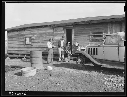 Negro migrant agricultural workers quarters in Lake Harbor, Florida