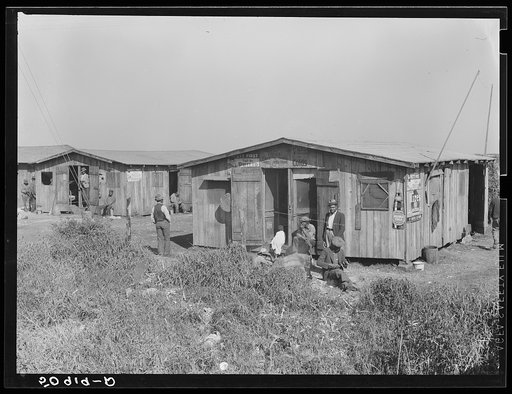 Quarter for Negro migrant agricultural workers near Belle Glade, Florida