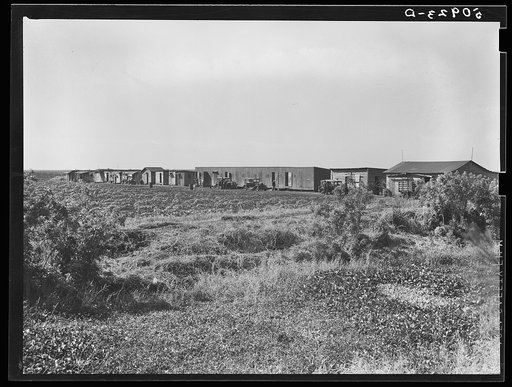Negro migrant agricultural workers quarters near Belle Glade, Florida