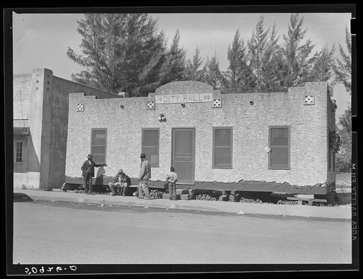 Untitled photo, possibly related to: Post office and City Hall. Belle Glade, Florida