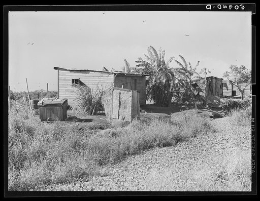 Untitled photo, possibly related to: Negro quarters for migrant agricultural workers. Lake Harbor, Florida