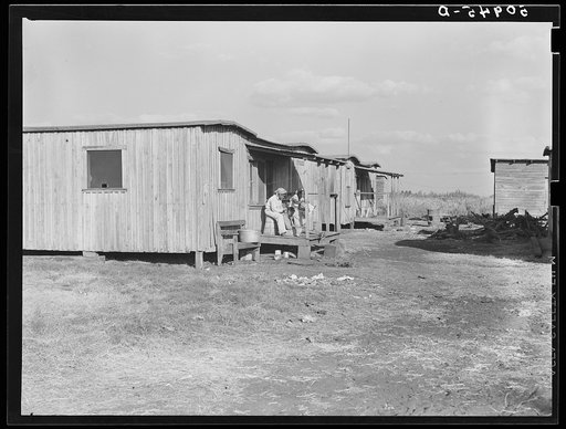 Untitled photo, possibly related to: Negro quarters for migrant agricultural workers. Lake Harbor, Florida