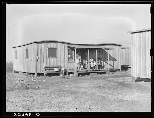 Negro quarters for migrant agricultural workers. Lake Harbor, Florida