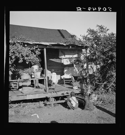 Untitled photo, possibly related to: Negro quarters for migrant agricultural workers. Lake Harbor, Florida