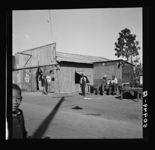 Main street, Negro section. Homestead, Florida