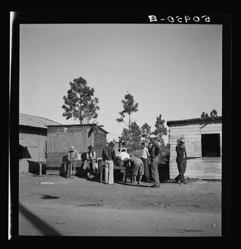 Untitled photo, possibly related to: Main street, Negro section. Homestead, Florida