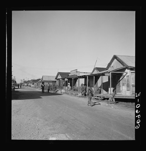 Main street, Negro section. Homestead, Florida