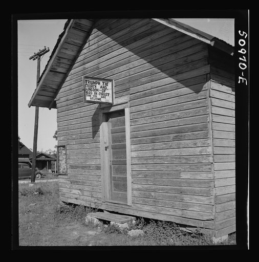 Negro church. Homestead, Florida