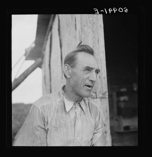 Former railroad man from Tennessee who was picking beans in Homestead, Florida