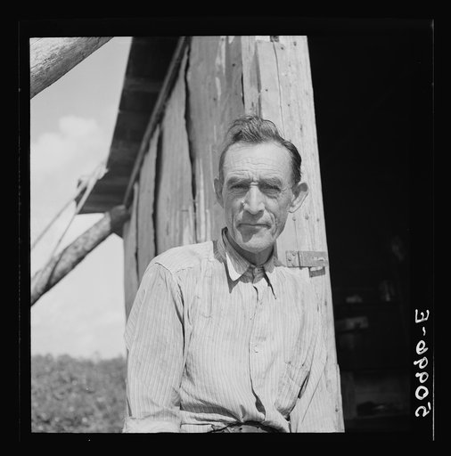 Former railroad man from Tennessee who was picking beans in Homestead, Florida