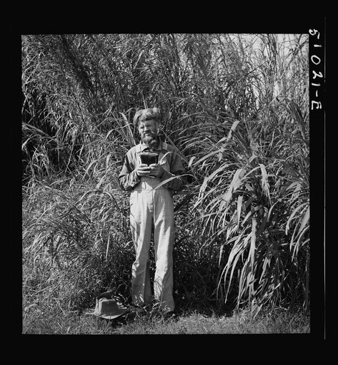 Wandering preacher, often seen in the South. "Before I knew our Lord I used to be a terrible sinner. I'd get so drunk I couldn't stand up." Belle Glade, Florida
