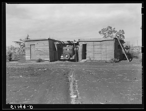 Migrant vegetable pickers living quarters near Lake Harbor, Florida