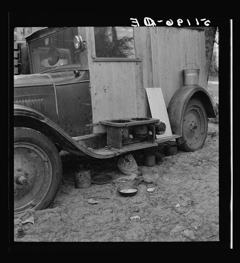 Migrant packinghouse laborer's home near Canal Point, Florida