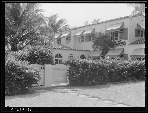 Home of one of wealthier residents of Miami Beach, Florida