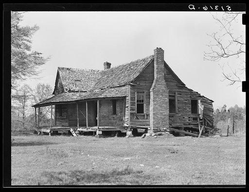 Deserted home. Greene County, Georgia