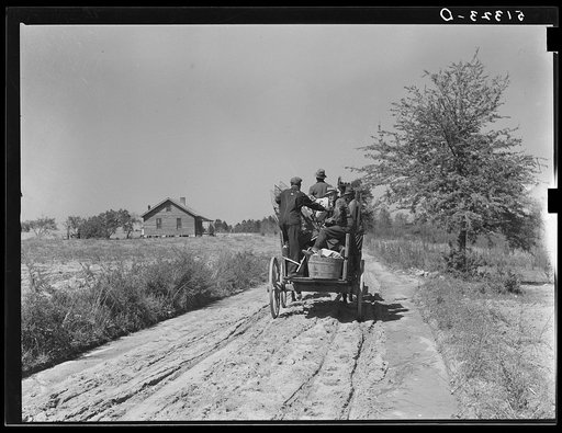 Former tenant moving into new house where he will be a day laborer. Southern Georgia