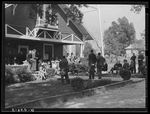 County and state and regional FSA (Farm Security Administration) and NYA (National Youth Administration) luncheon and meetings. Crawfordville, Georgia