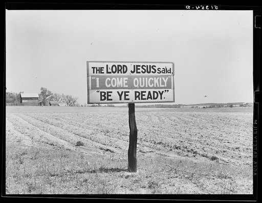 Religious signs along highway. Georgia