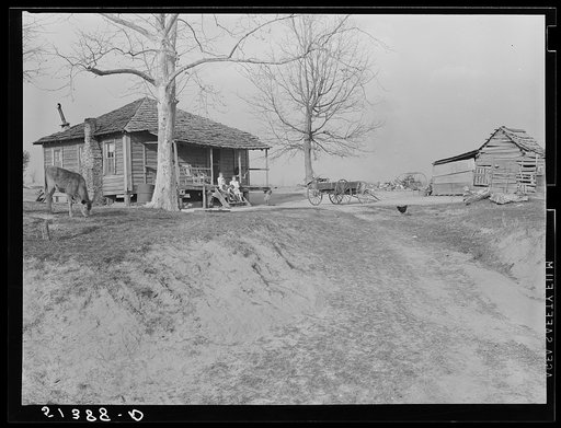Lewis family home, R.R. (Rural Rehabilitation). Coffee County, Alabama