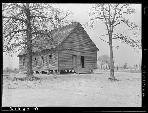 One of old schools which was consolidated into Goodman School. Coffee County, Alabama