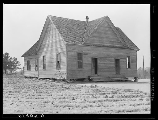 One of old schools consolidated into new Goodman school. Coffee County, Alabama