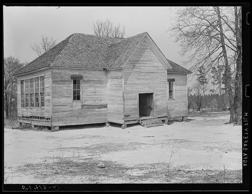 One of old schools consolidated into new Goodman School. Coffee County, Alabama