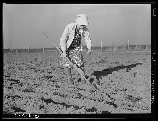 Spring planting in a project garden. Coffee County, Alabama