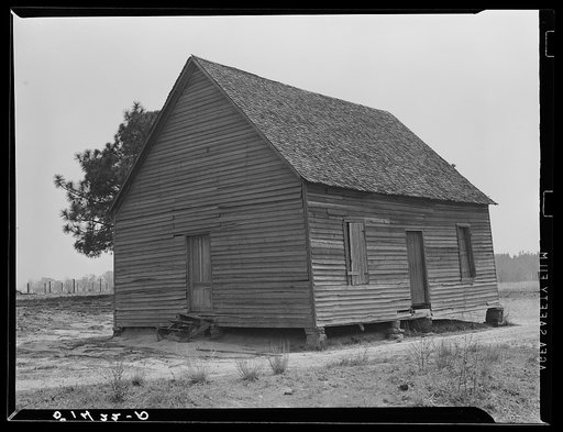 One of old schools consolidated into new Goodman School. Coffee County, Alabama