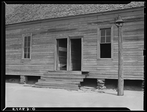 One of old schools consolidated into new Goodman School. Coffee County, Alabama