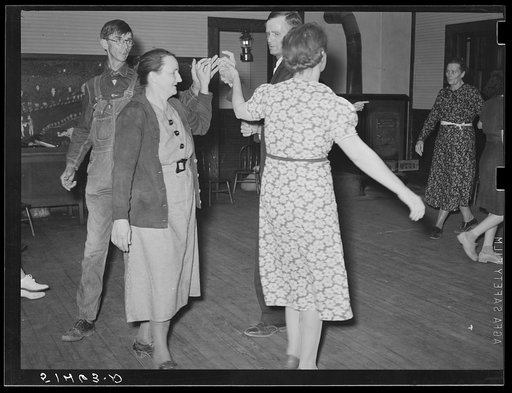 Recreation evening at community school under direction of WPA (Work Projects Administration) recreational supervisor. Coffee County, Alabama