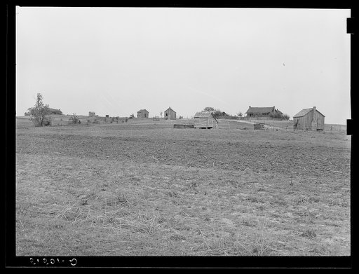 Untitled photo, possibly related to: Negro landowners showing some newer, smaller shacks between Montgomery and Camden. Alabama