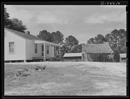 Untitled photo, possibly related to: New and old home of Clay Pettway. Gee's Bend, Alabama