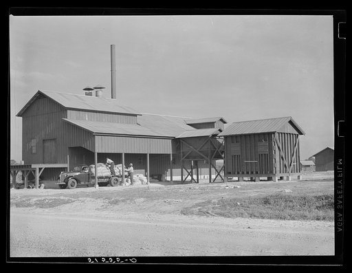 Cooperative cotton gin and storage house. Gee's Bend, Alabama