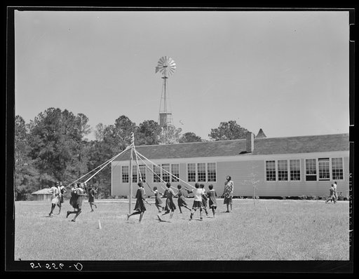 Untitled photo, possibly related to: Supervised games. Gee's Bend, Alabama