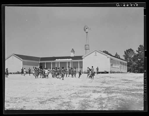 Noon hour at Gee's Bend school, Alabama