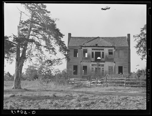 Untitled photo, possibly related to: Old plantation home near Monticello, South Carolina