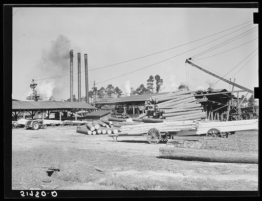 A lumber planing mill. Cairo, Georgia