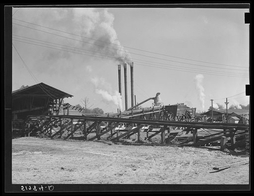 A lumber planing mill. Cairo, Georgia