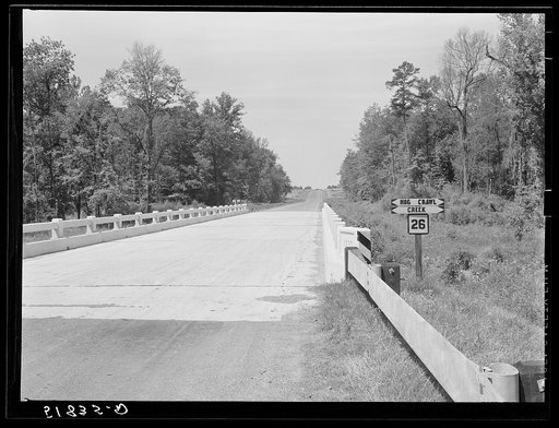 A Georgia road and creek