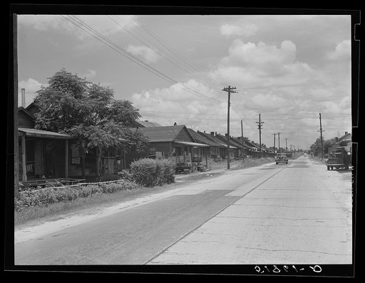 Untitled photo, possibly related to: Steel plant and worker's houses. Birmingham, Alabama