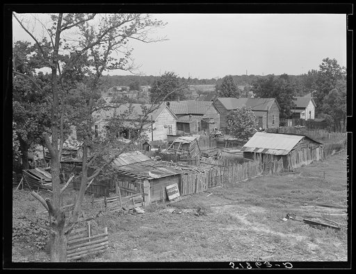 Negro housing near Laurel, Mississippi